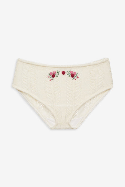 For Love and Lemons - Nathalie Cheeky Panty - White