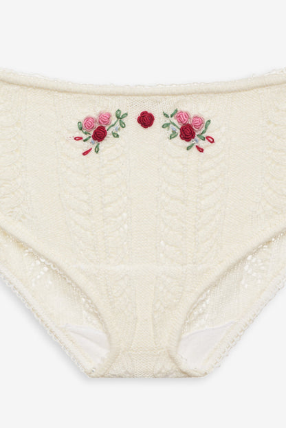 For Love and Lemons - Nathalie Cheeky Panty - White