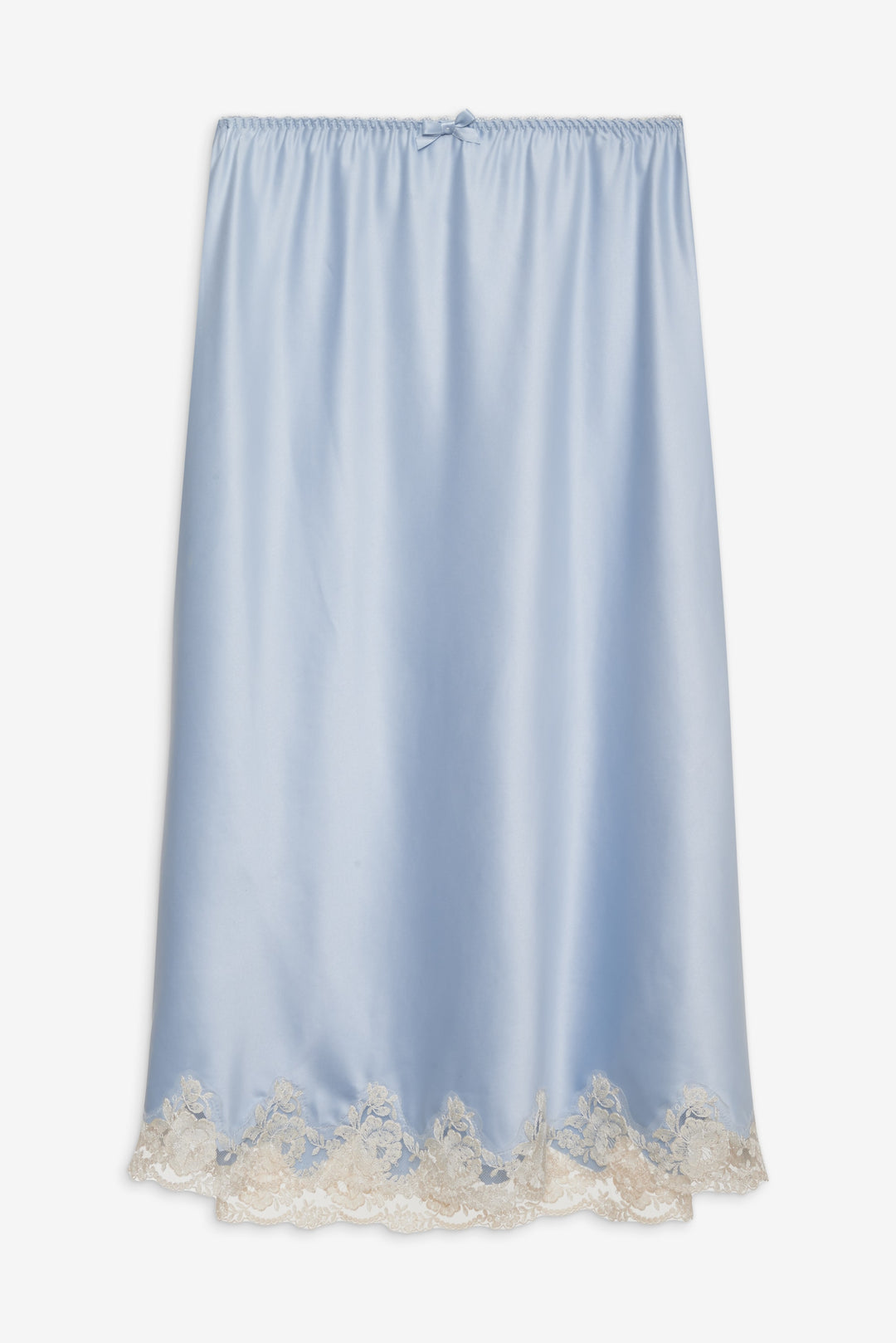 For Love and Lemons - Sweetheart Midi Skirt - Dusty Blue