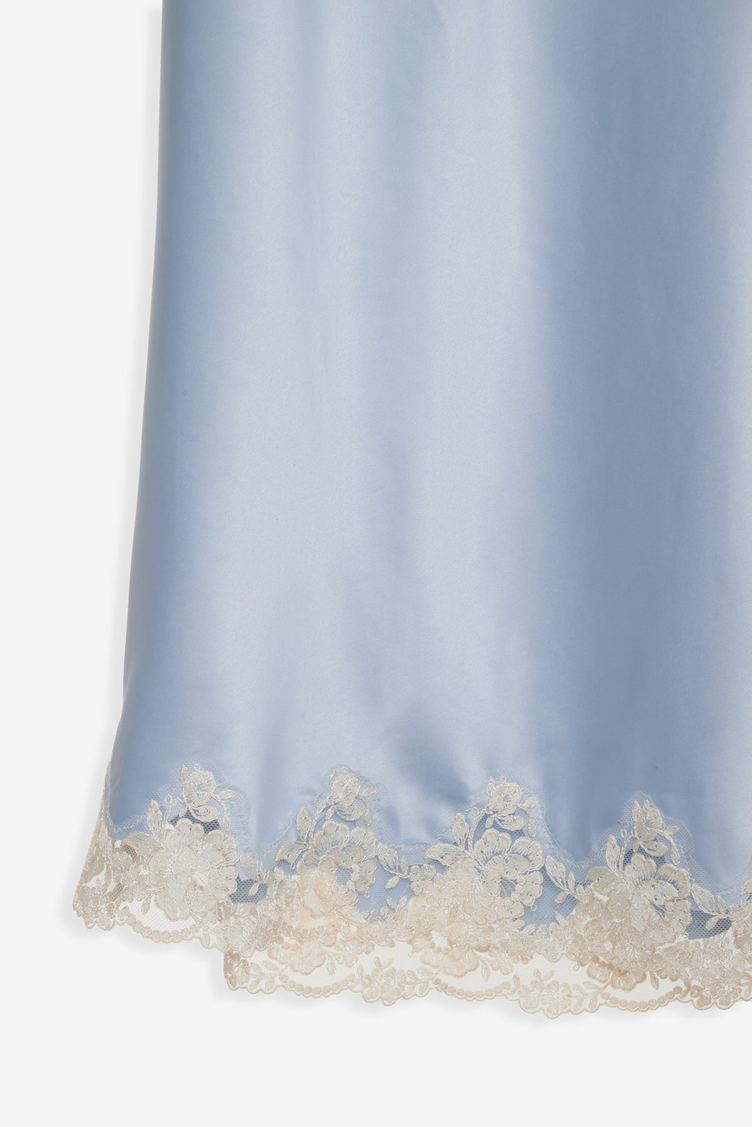 For Love and Lemons - Sweetheart Midi Skirt - Dusty Blue