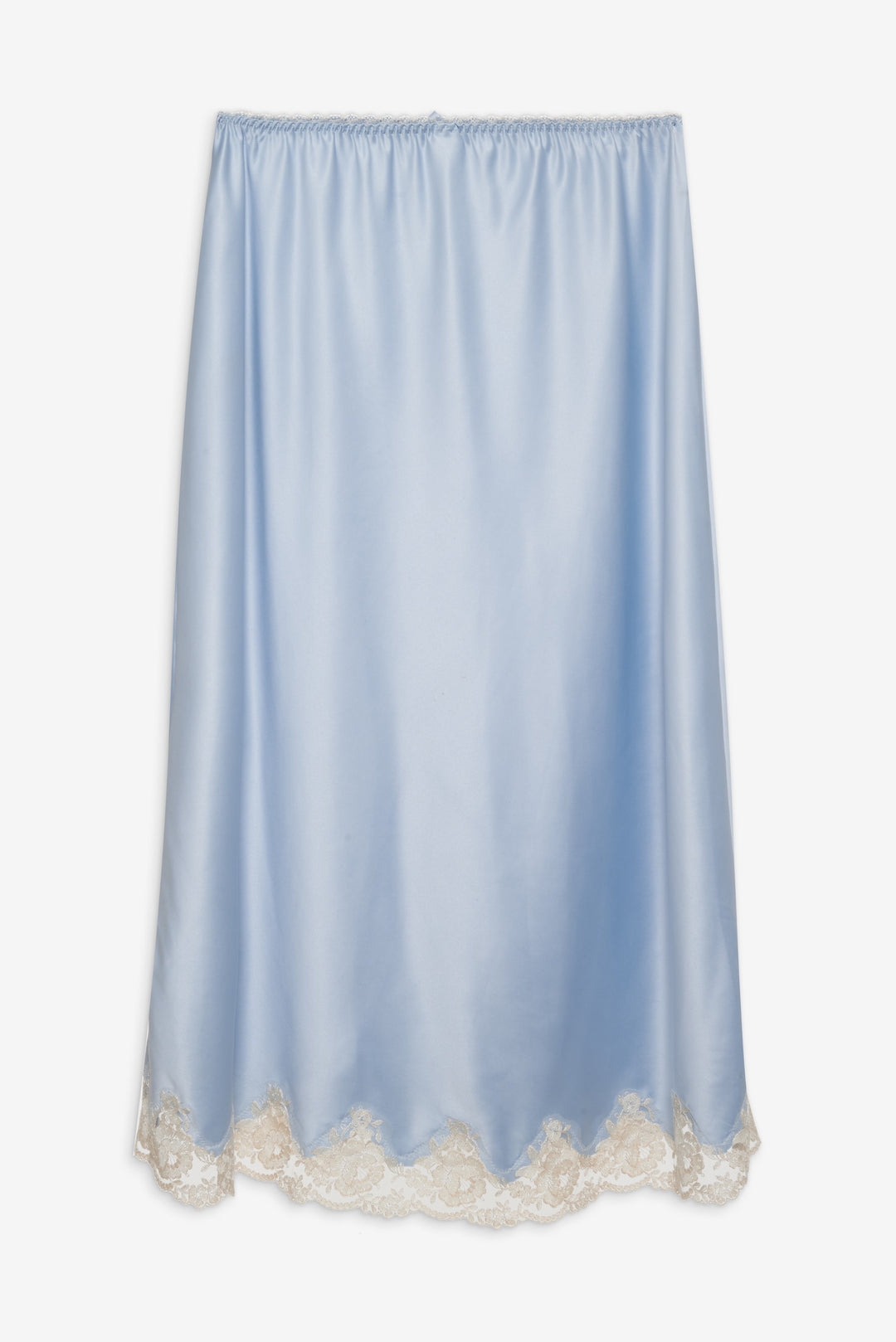 For Love and Lemons - Sweetheart Midi Skirt - Dusty Blue