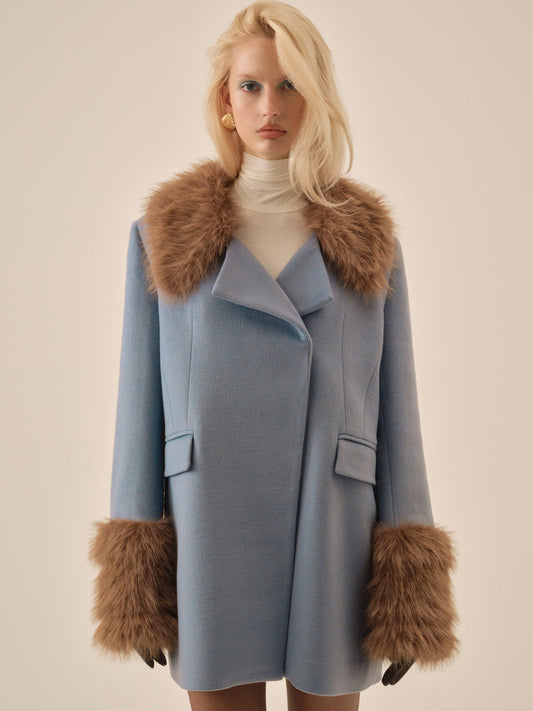 For Love and Lemons - Jackie Coat - Blue