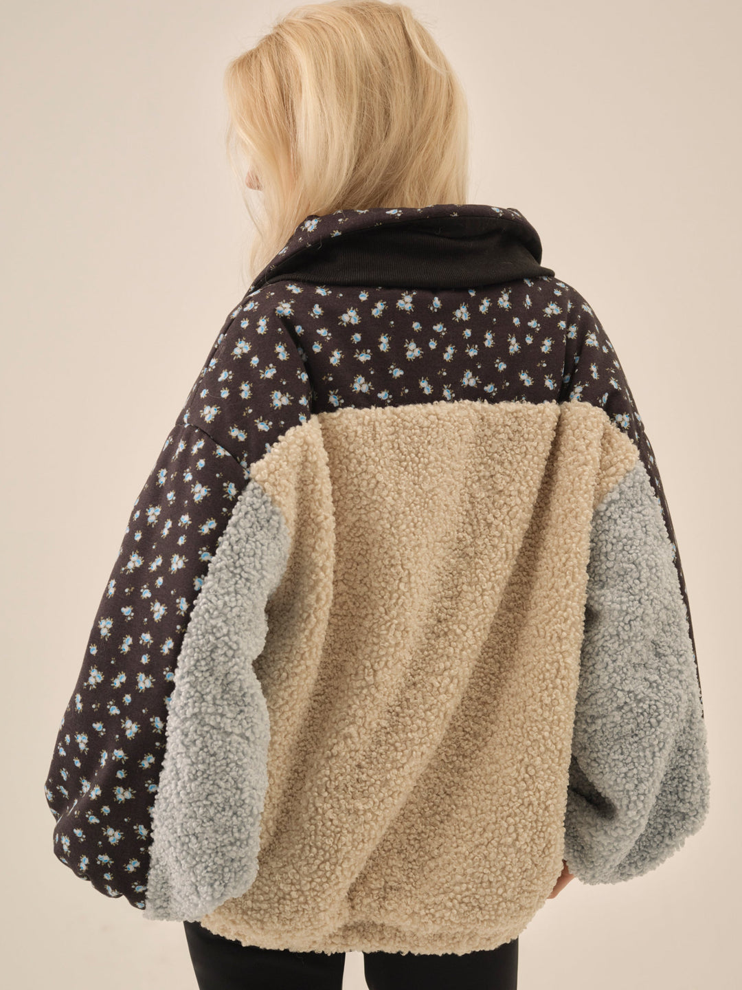 For Love and Lemons - Maisie Collared Jacket - Blue