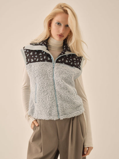 For Love and Lemons - Maisie Vest - Blue