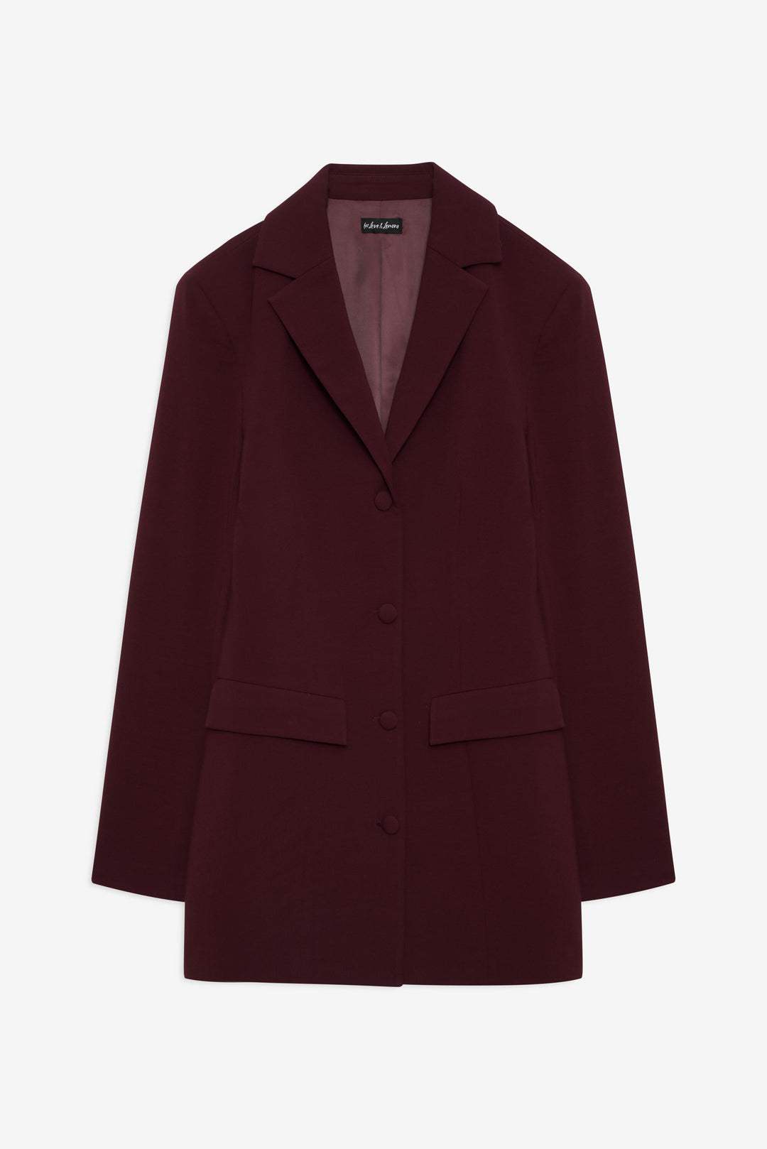 For Love and Lemons - Selena Blazer - Burgundy
