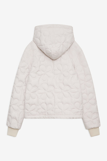 For Love and Lemons - Isabel Quilted Puffer Jacket - Cream