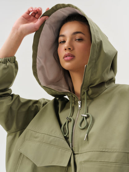 For Love and Lemons - Alessia Pullover Jacket - Green