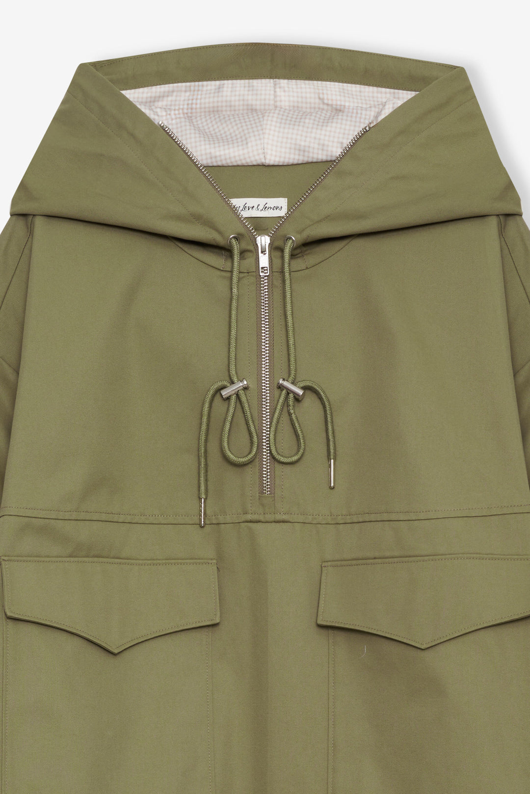 For Love and Lemons - Alessia Pullover Jacket - Green