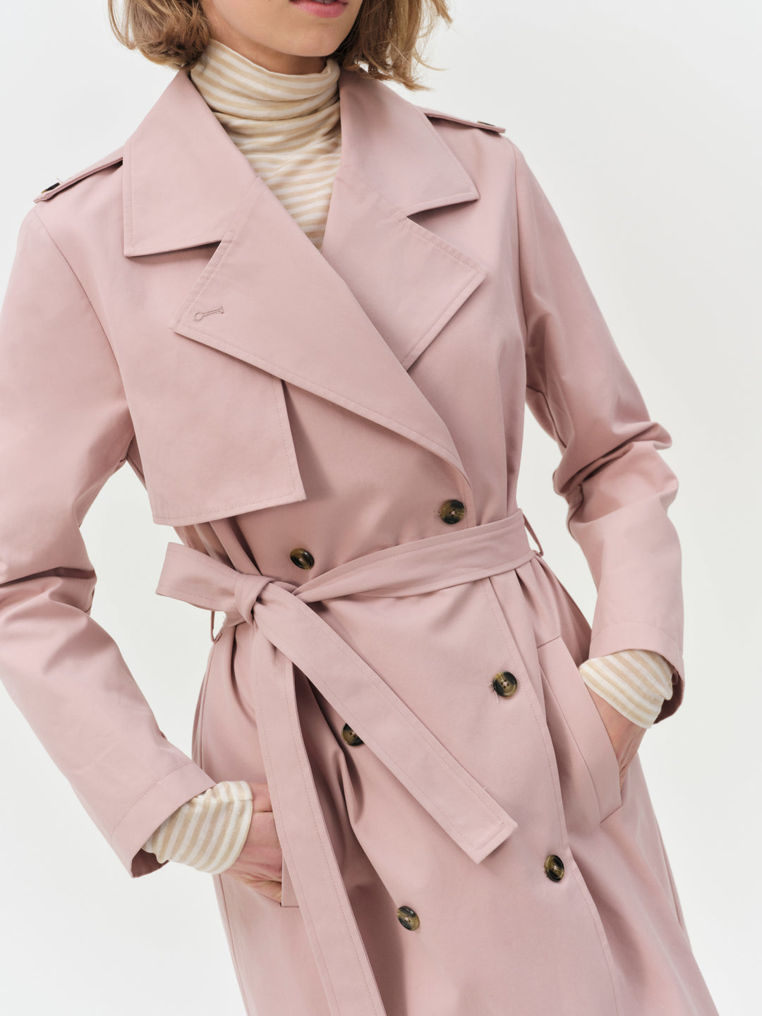For Love and Lemons - Reese Trench Coat - Mauve