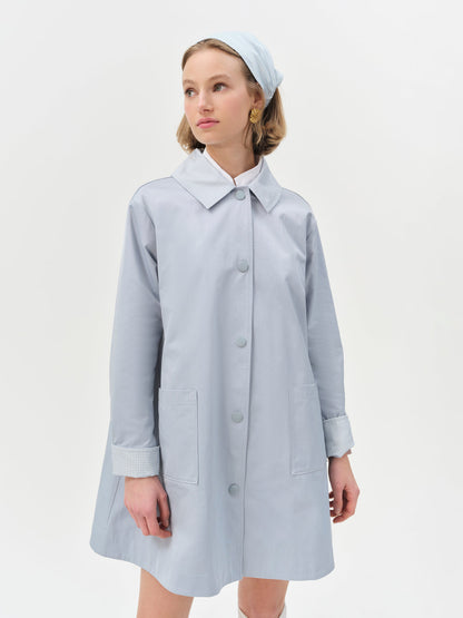For Love and Lemons - Leslie Button-Up Jacket - Blue