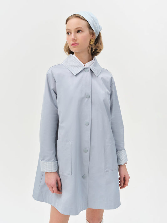 For Love and Lemons - Leslie Button-Up Jacket - Blue