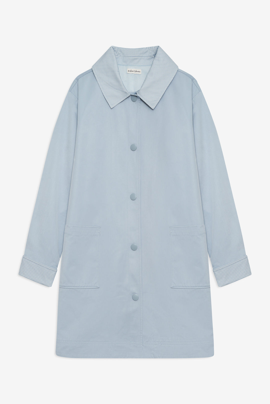 For Love and Lemons - Leslie Button-Up Jacket - Blue