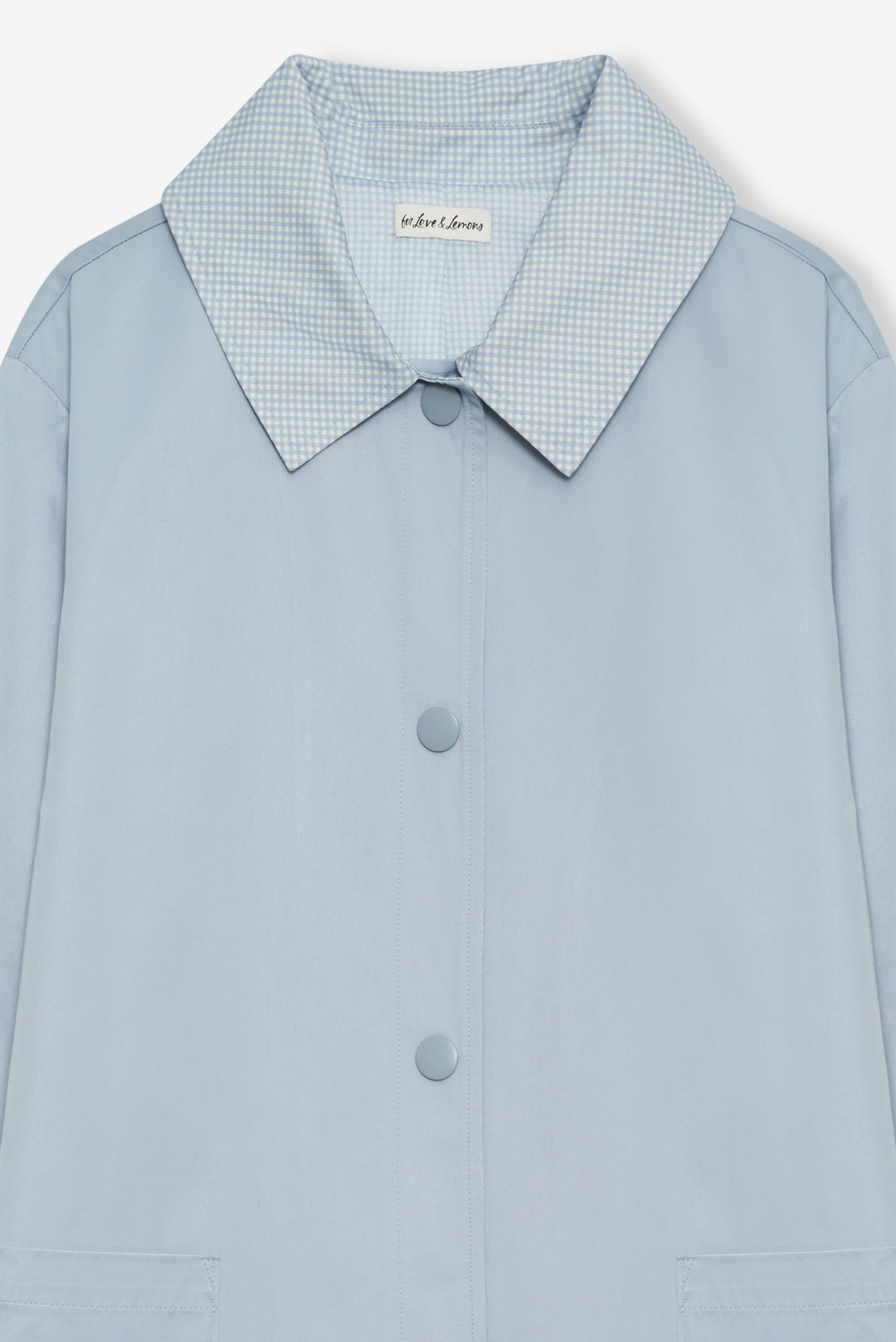 For Love and Lemons - Leslie Button-Up Jacket - Blue