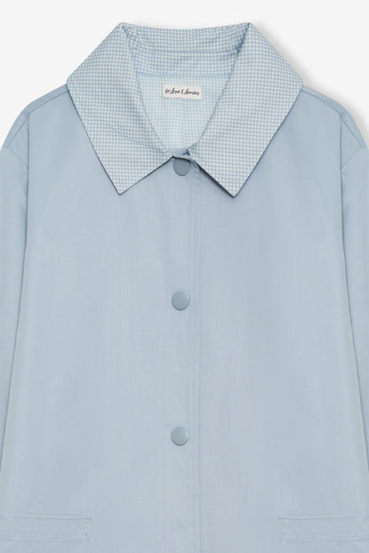 For Love and Lemons - Leslie Button-Up Jacket - Blue