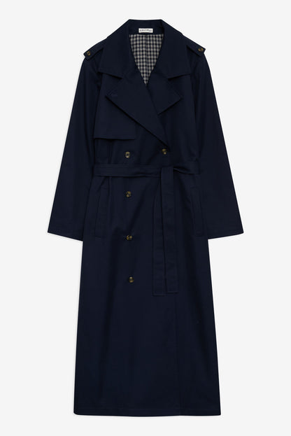For Love and Lemons - Reese Trench Coat - Navy