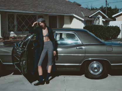For Love and Lemons - Reese Trench Coat - Navy
