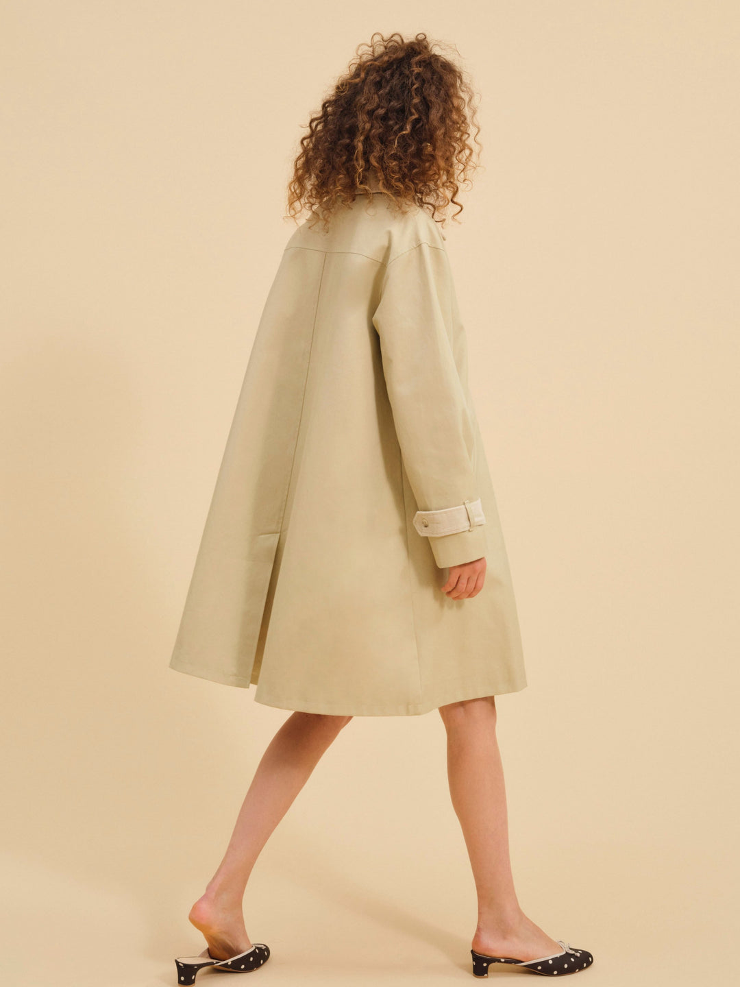 For Love and Lemons - Gabardine Trench Coat - CAMEL