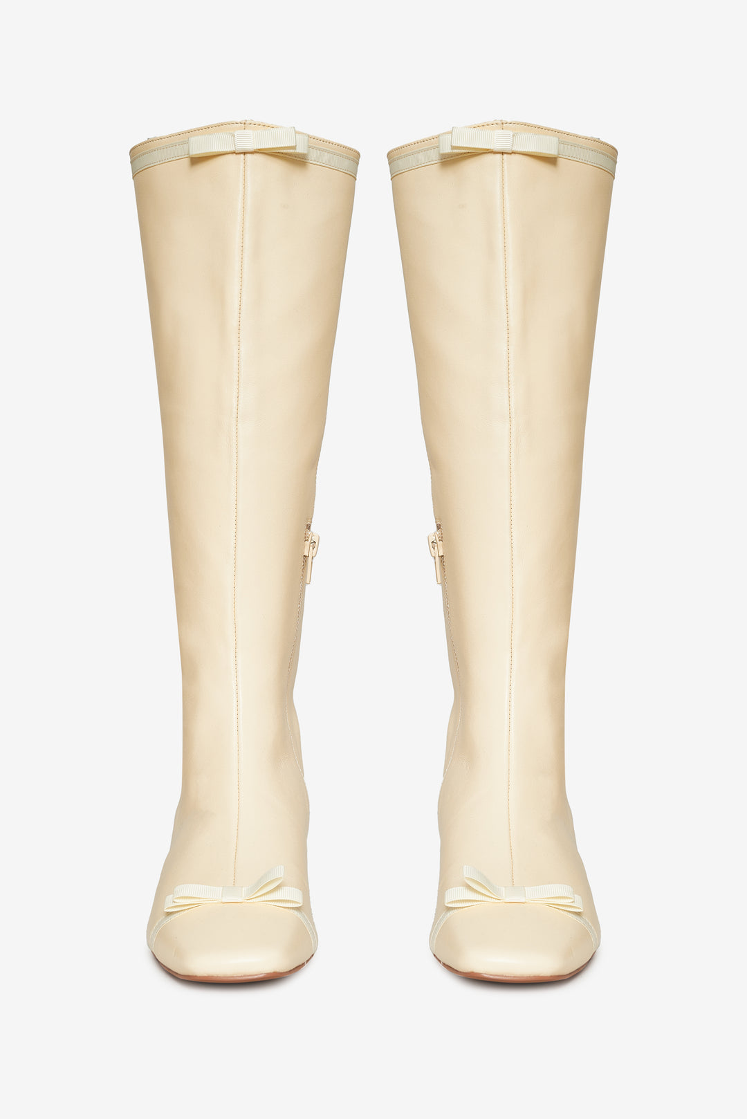 For Love and Lemons - Claudine Cap Toe Boot - Cream