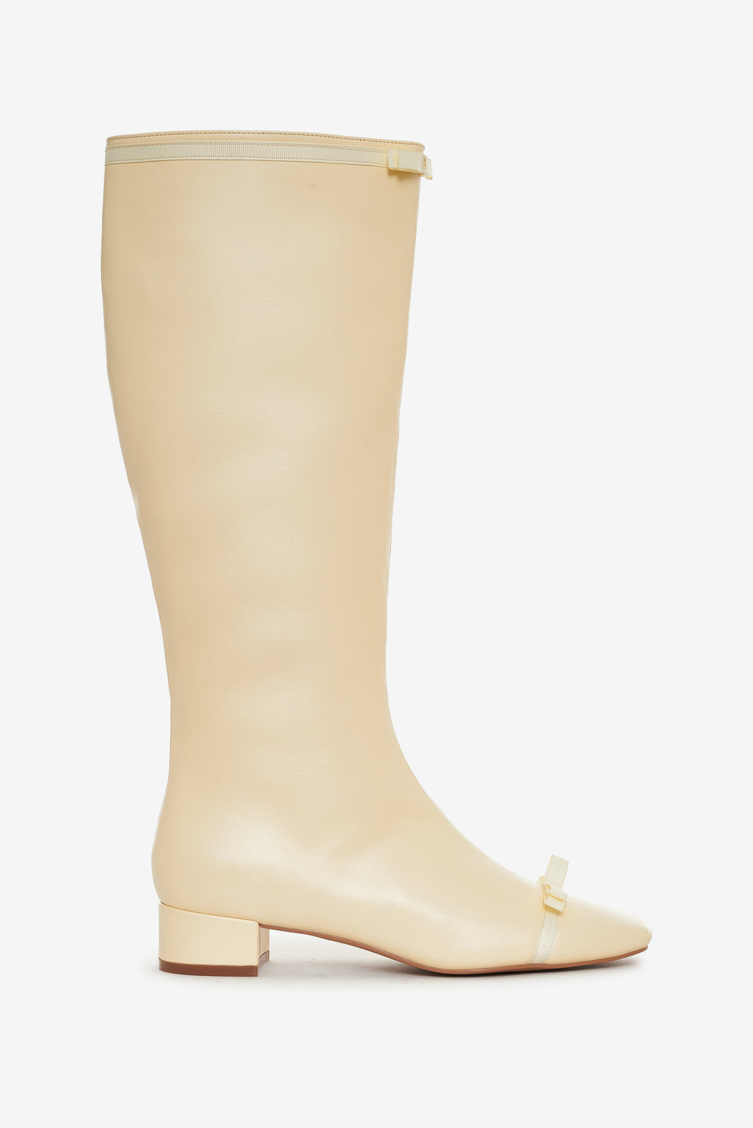 For Love and Lemons - Claudine Cap Toe Boot - Cream