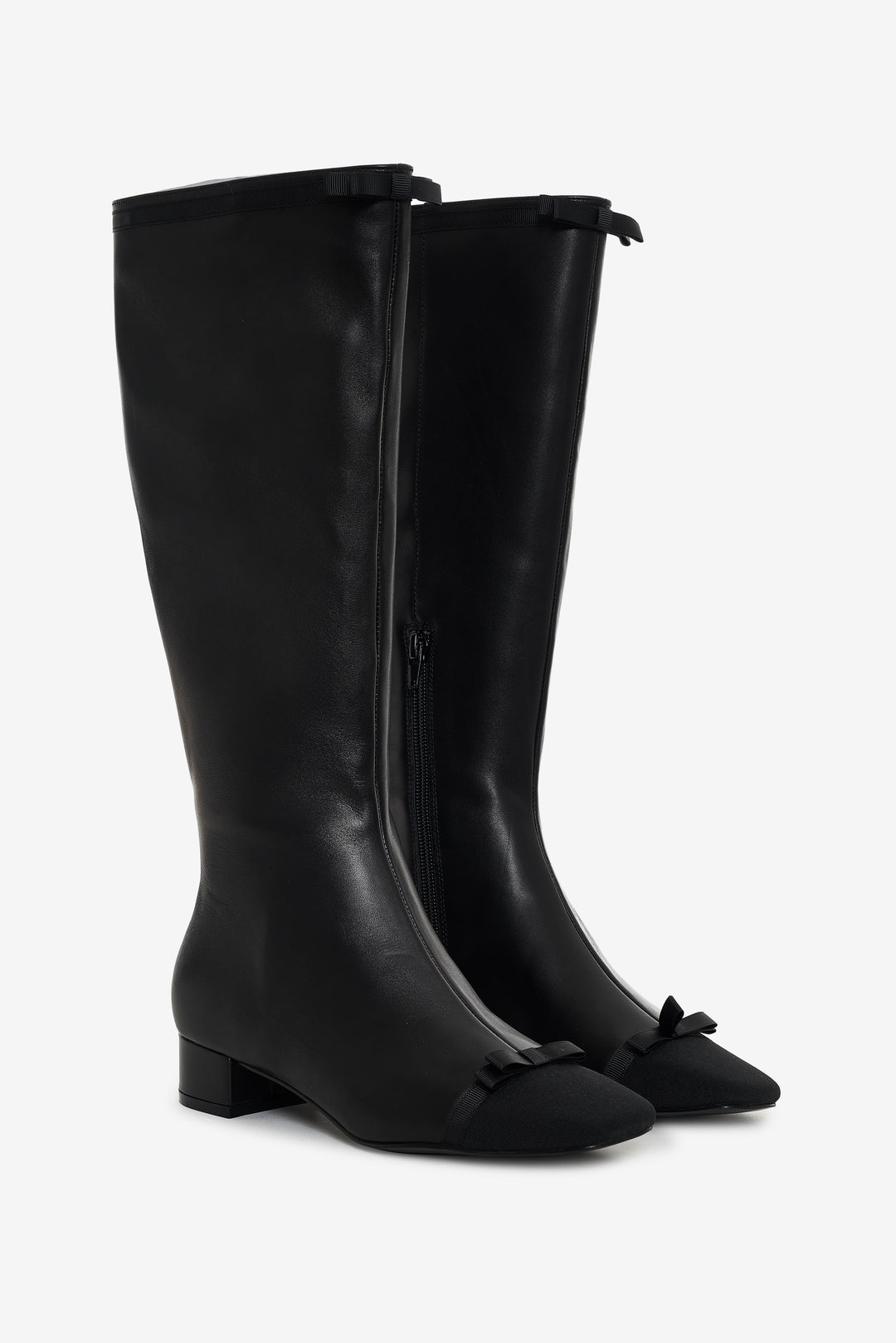 For Love and Lemons - Claudine Cap Toe Boot - Black