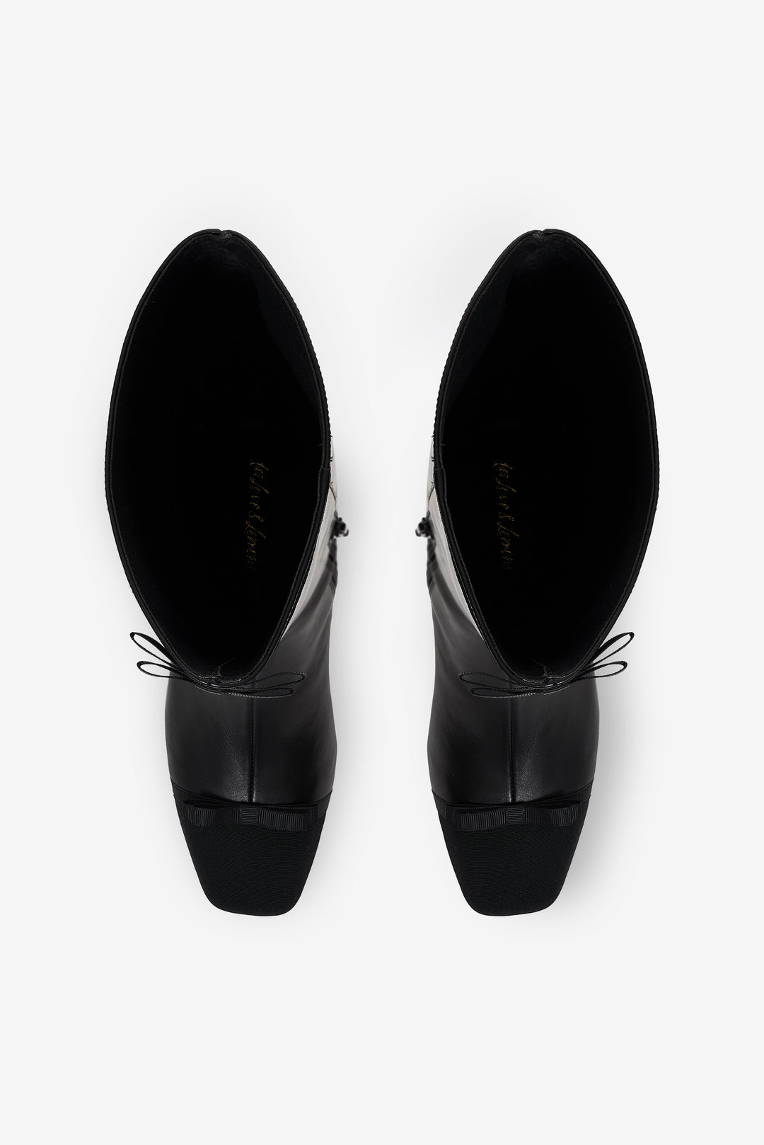 For Love and Lemons - Claudine Cap Toe Boot - Black