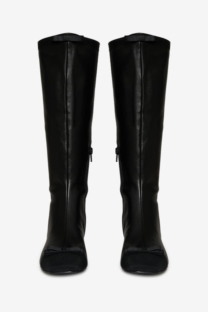 For Love and Lemons - Claudine Cap Toe Boot - Black