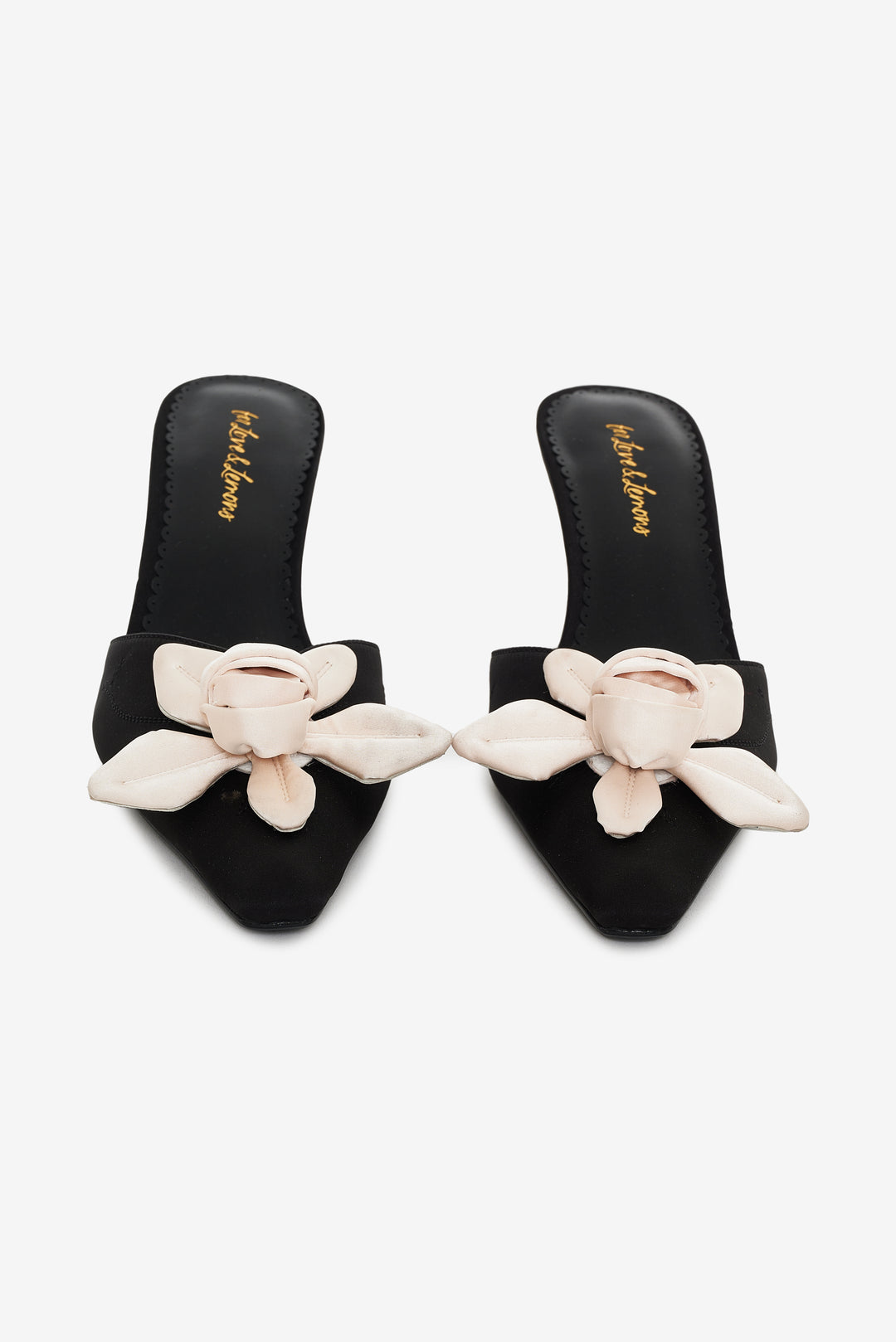 For Love and Lemons - Claudine Mule Heel - Black