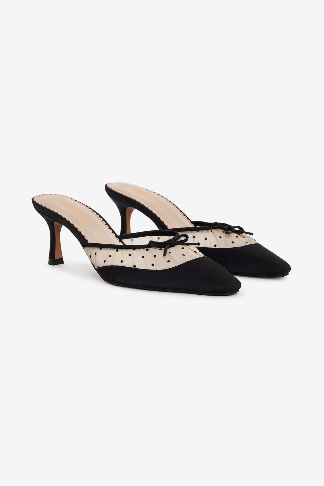 For Love and Lemons - Lili Mule Heel - Black