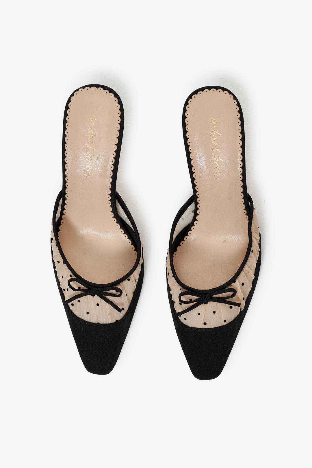 For Love and Lemons - Lili Mule Heel - Black