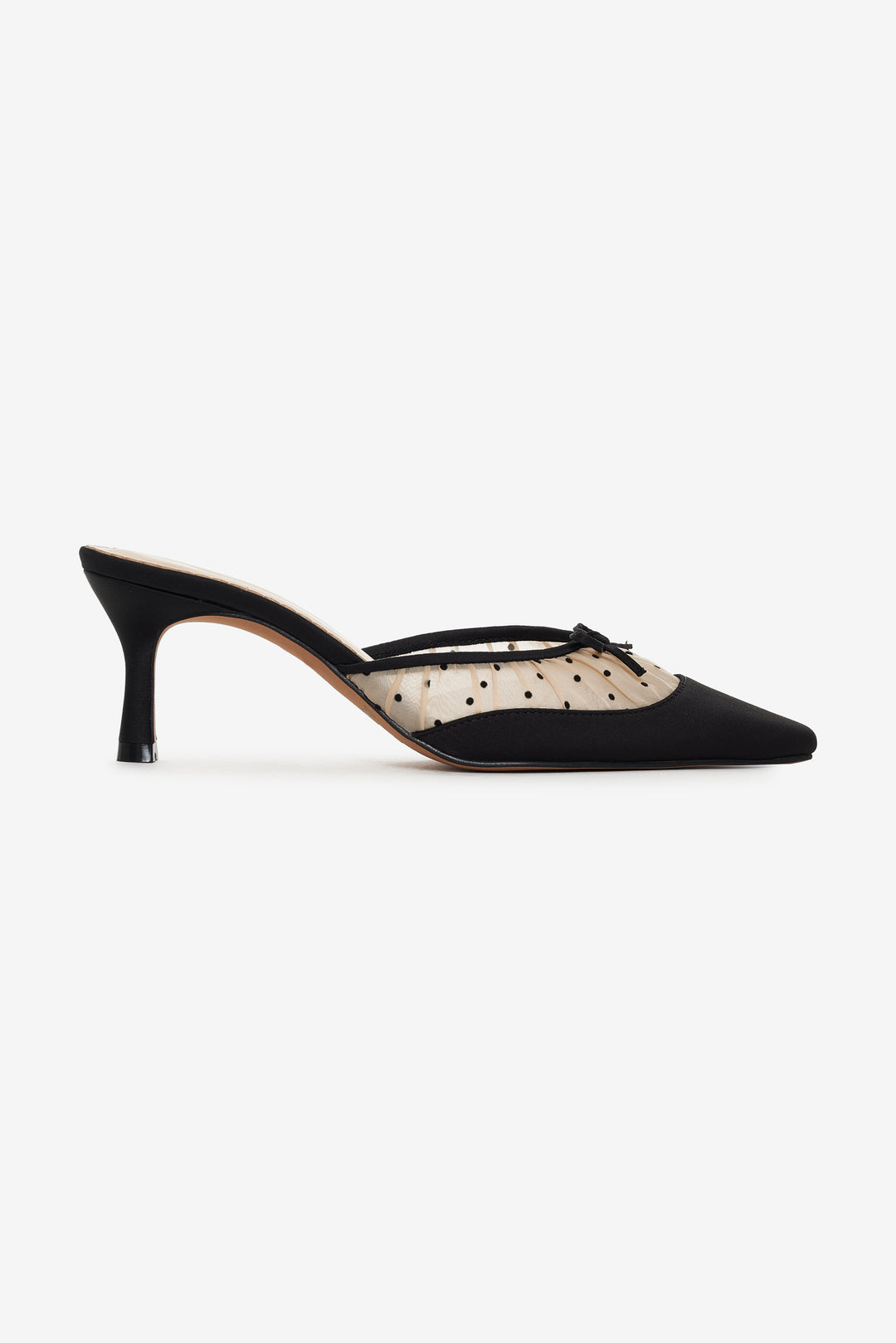 For Love and Lemons - Lili Mule Heel - Black