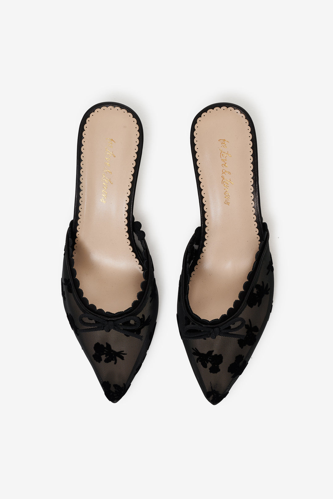 For Love and Lemons - Sylvie Mule Heel - Black