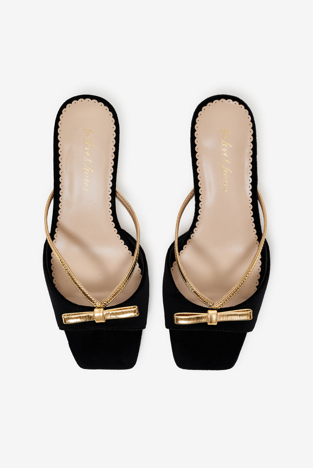 For Love and Lemons - Grace Mule Heel - Black