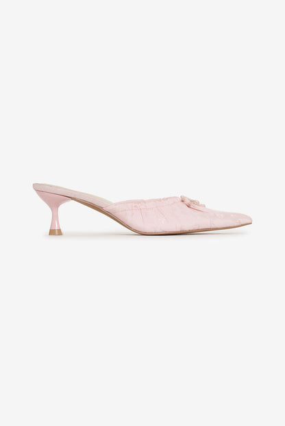 For Love and Lemons - Colette Mule Heel - Pink