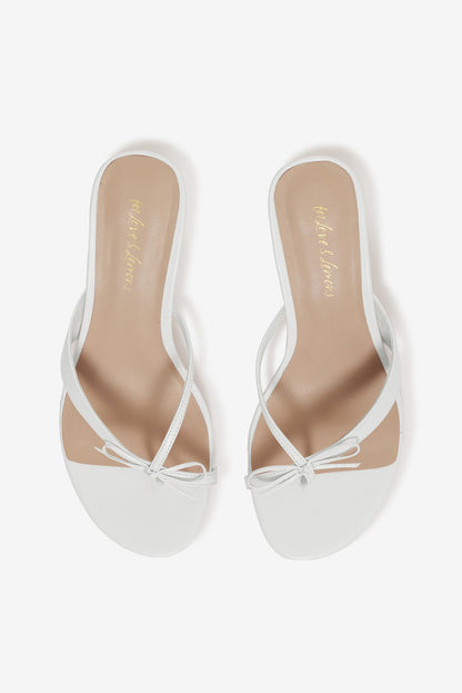 For Love and Lemons - Elea Heel - White