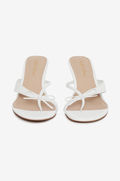 For Love and Lemons - Elea Heel - White