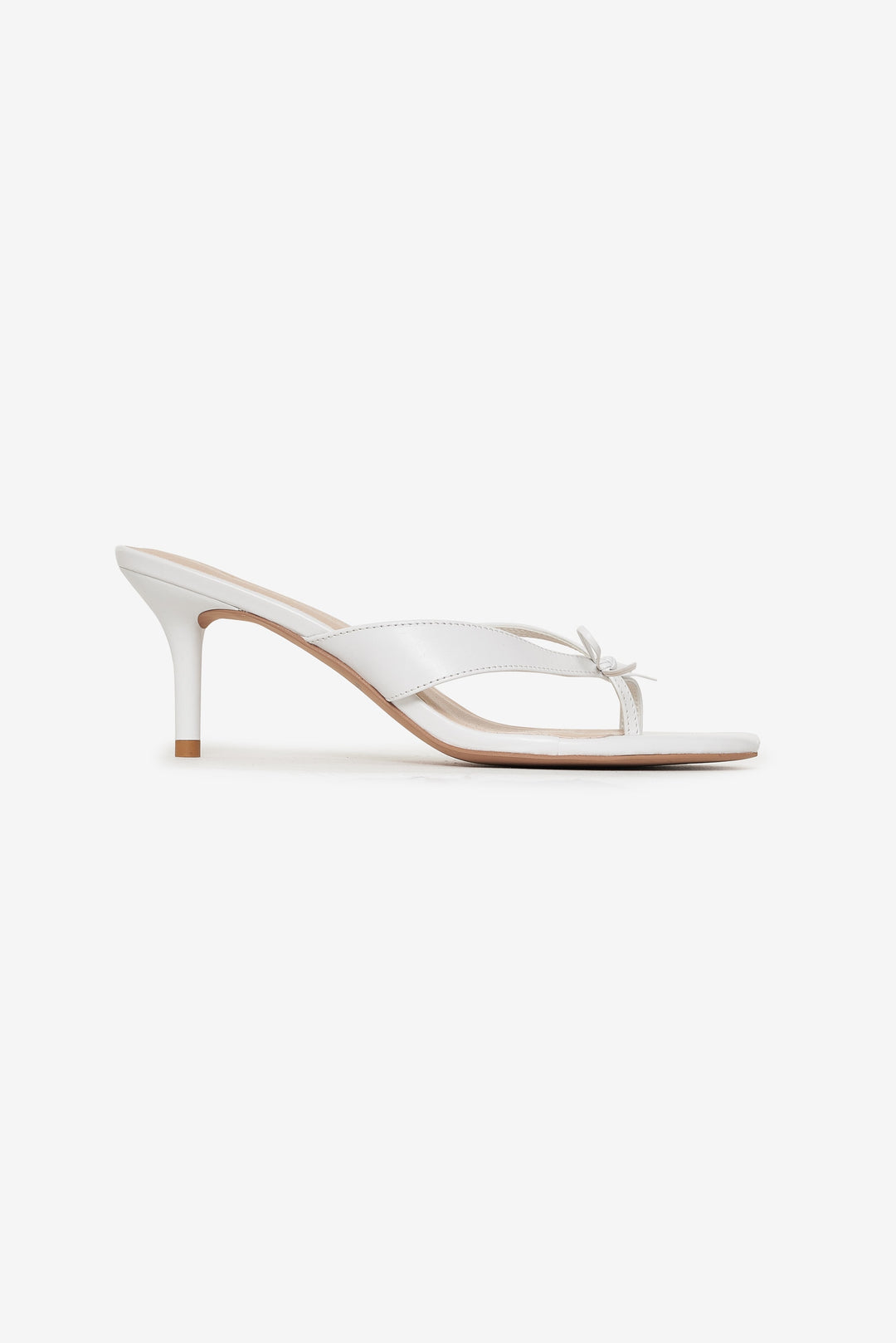 For Love and Lemons - Elea Heel - White