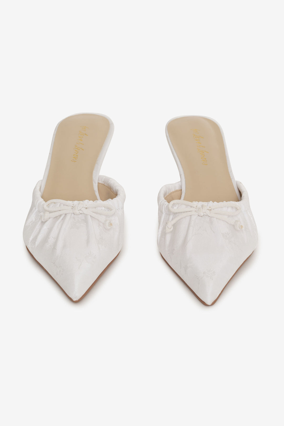 For Love and Lemons - Colette Mule Heel - Cream