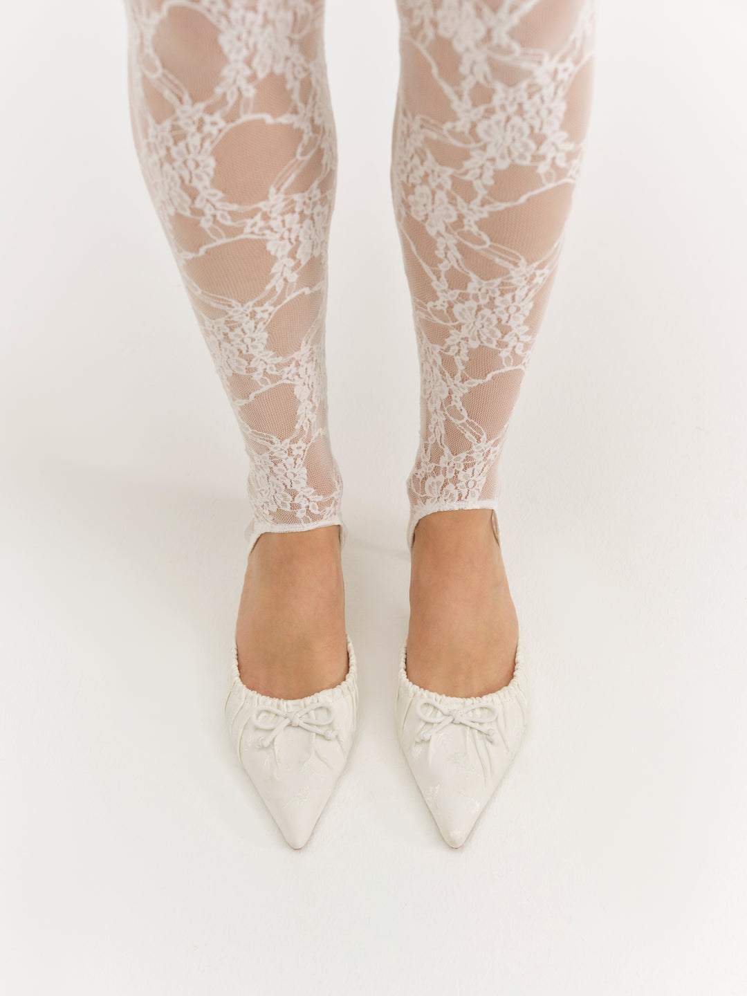 For Love and Lemons - Colette Mule Heel - Cream