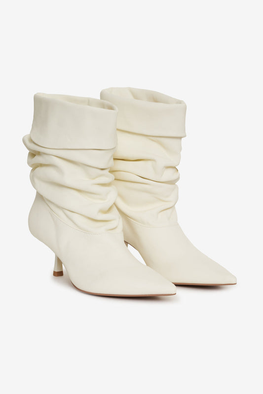 For Love and Lemons - Verbana Slouch Boot - Cream
