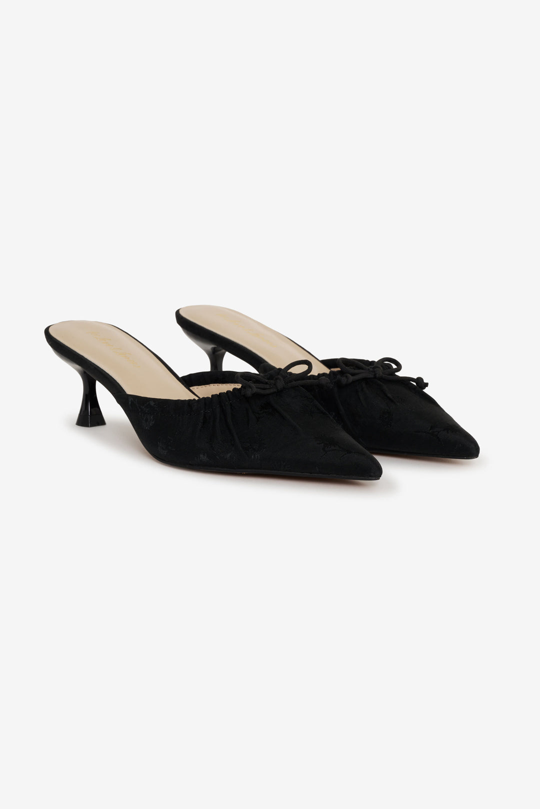 For Love and Lemons - Colette Mule Heel - Black