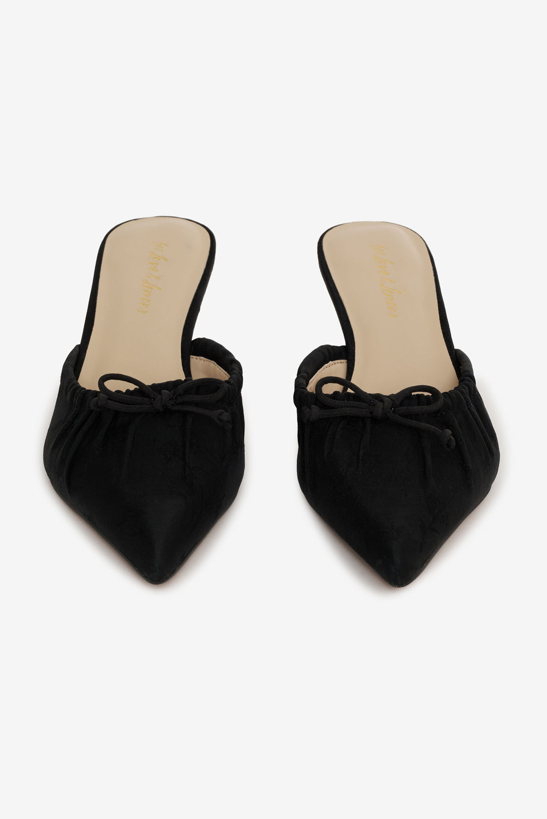 For Love and Lemons - Colette Mule Heel - Black