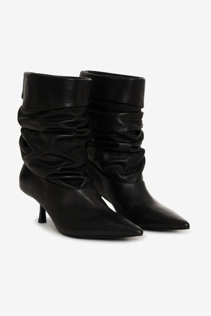 For Love and Lemons - Verbana Slouch Boot - Black