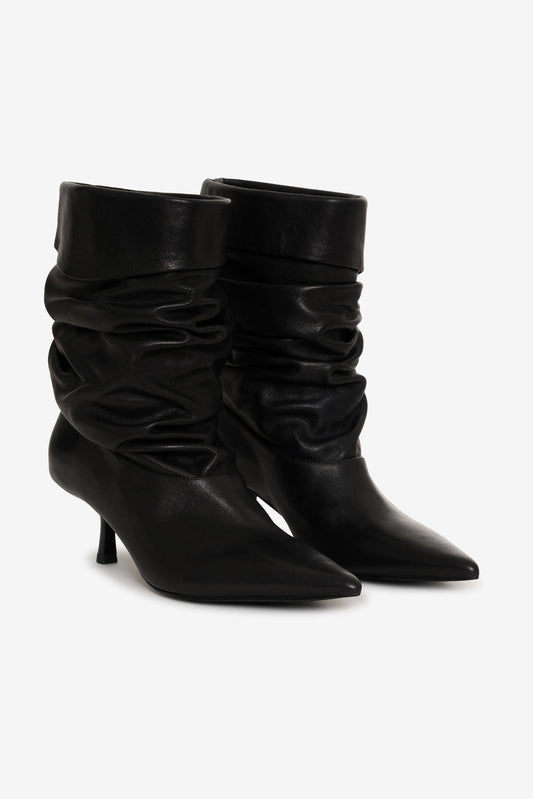 For Love and Lemons - Verbana Slouch Boot - Black