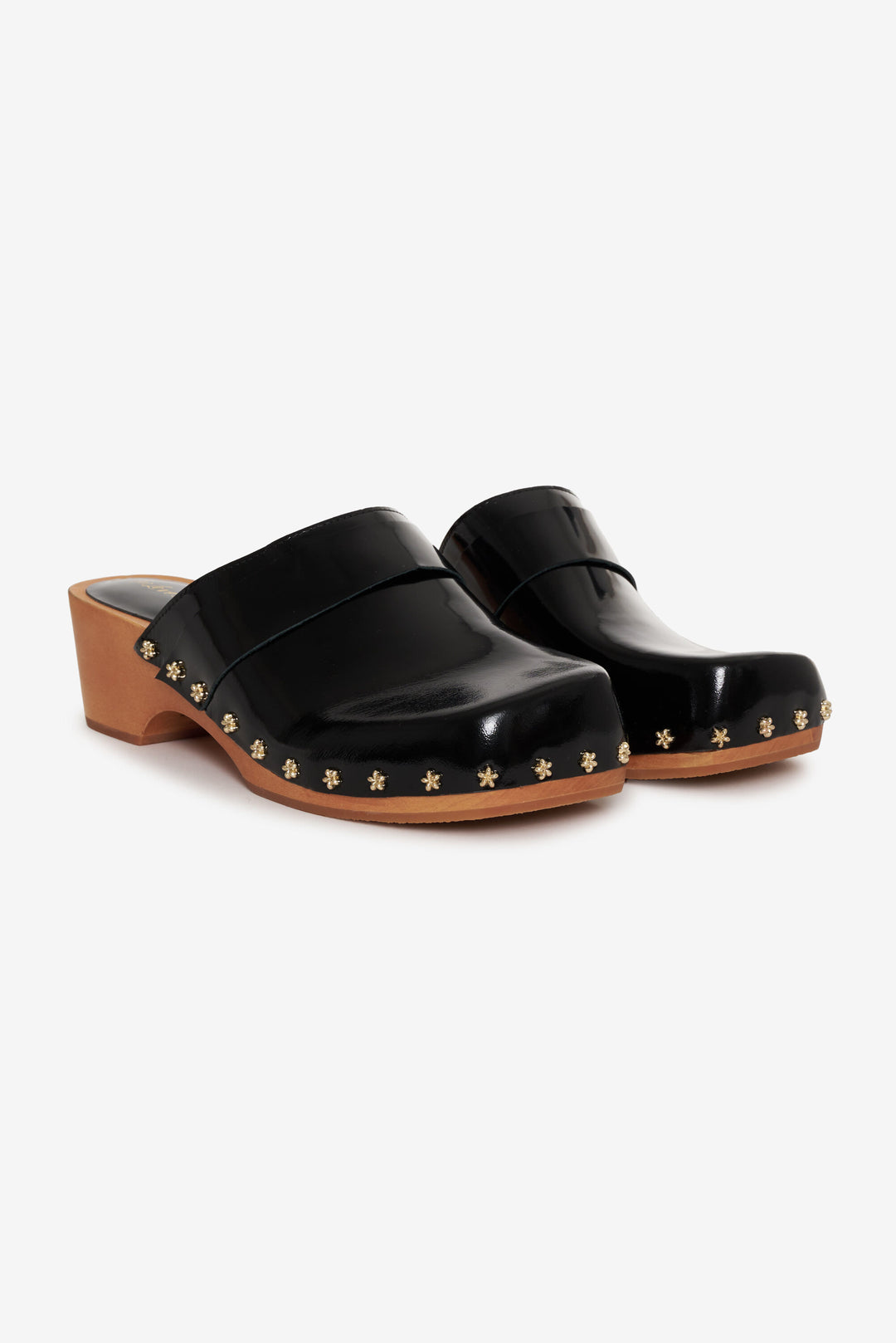 For Love and Lemons - Adahlia Clog - Black