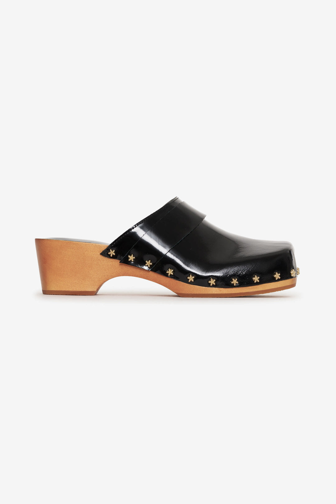 For Love and Lemons - Adahlia Clog - Black