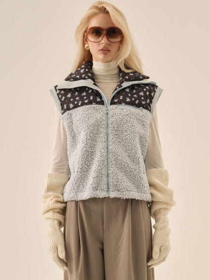 For Love and Lemons - Slouchy Rib Knit Gloves - Cream