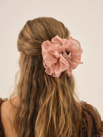 For Love and Lemons - Rosette Hair Clip - Dusty Rose