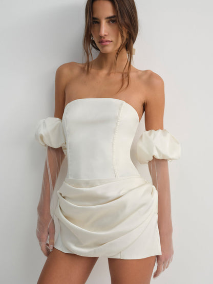 For Love and Lemons - Serena Gloves - Cream