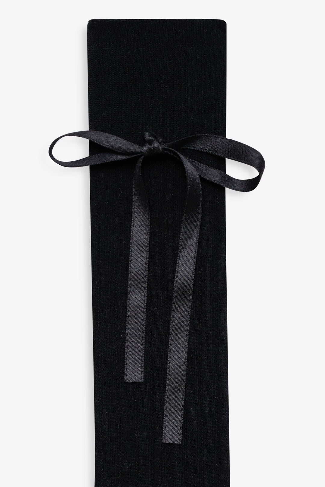 For Love and Lemons - Knee-High Bow Socks - Black