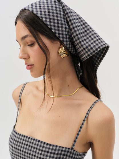 For Love and Lemons - Savannah Headscarf - Black